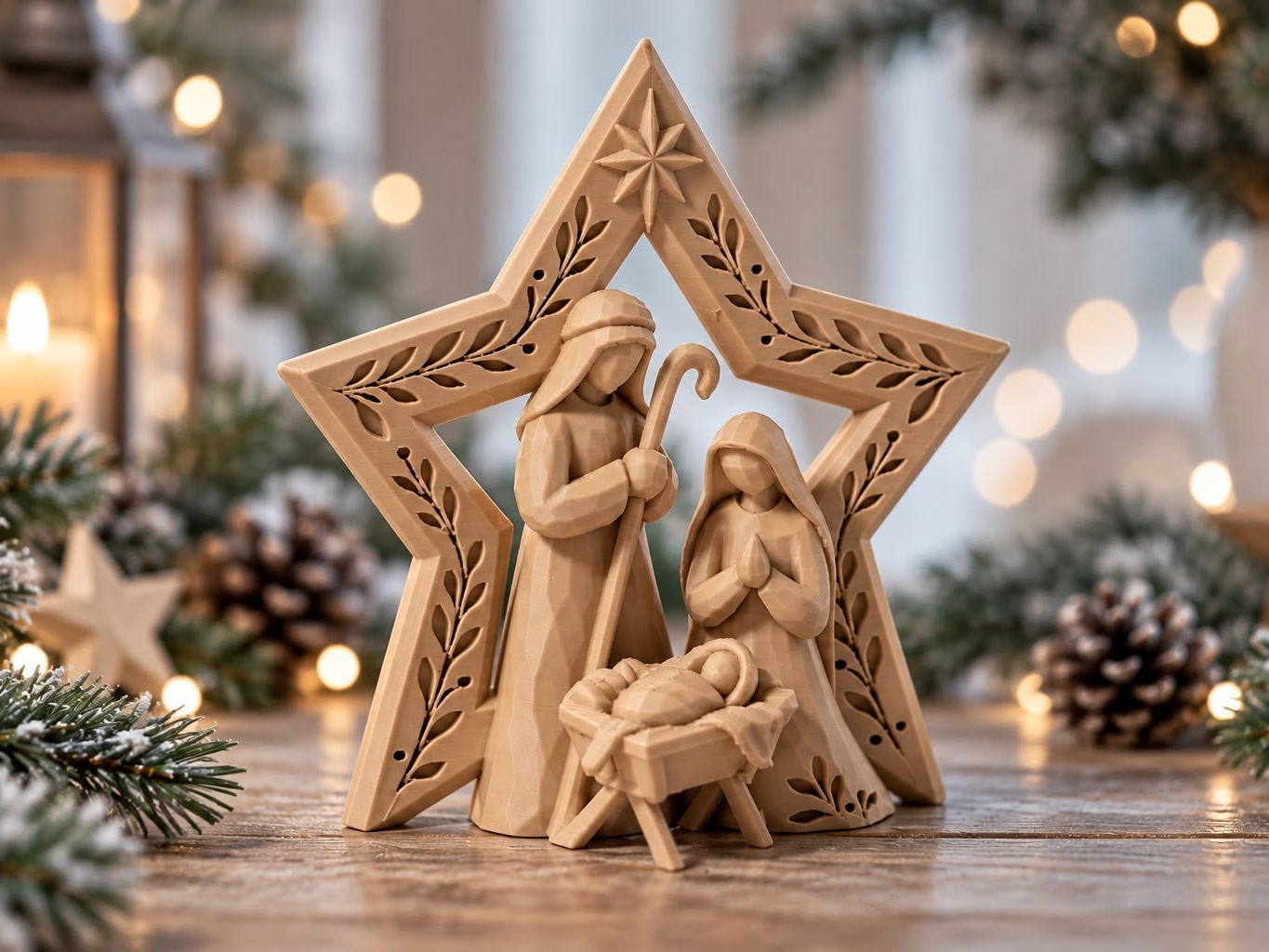 Visuel de référence : Étoile de la Nativité
