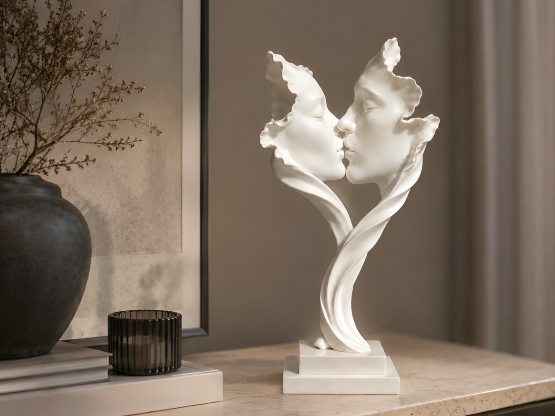 Visuel de référence : Sculpture Baiser fleuri