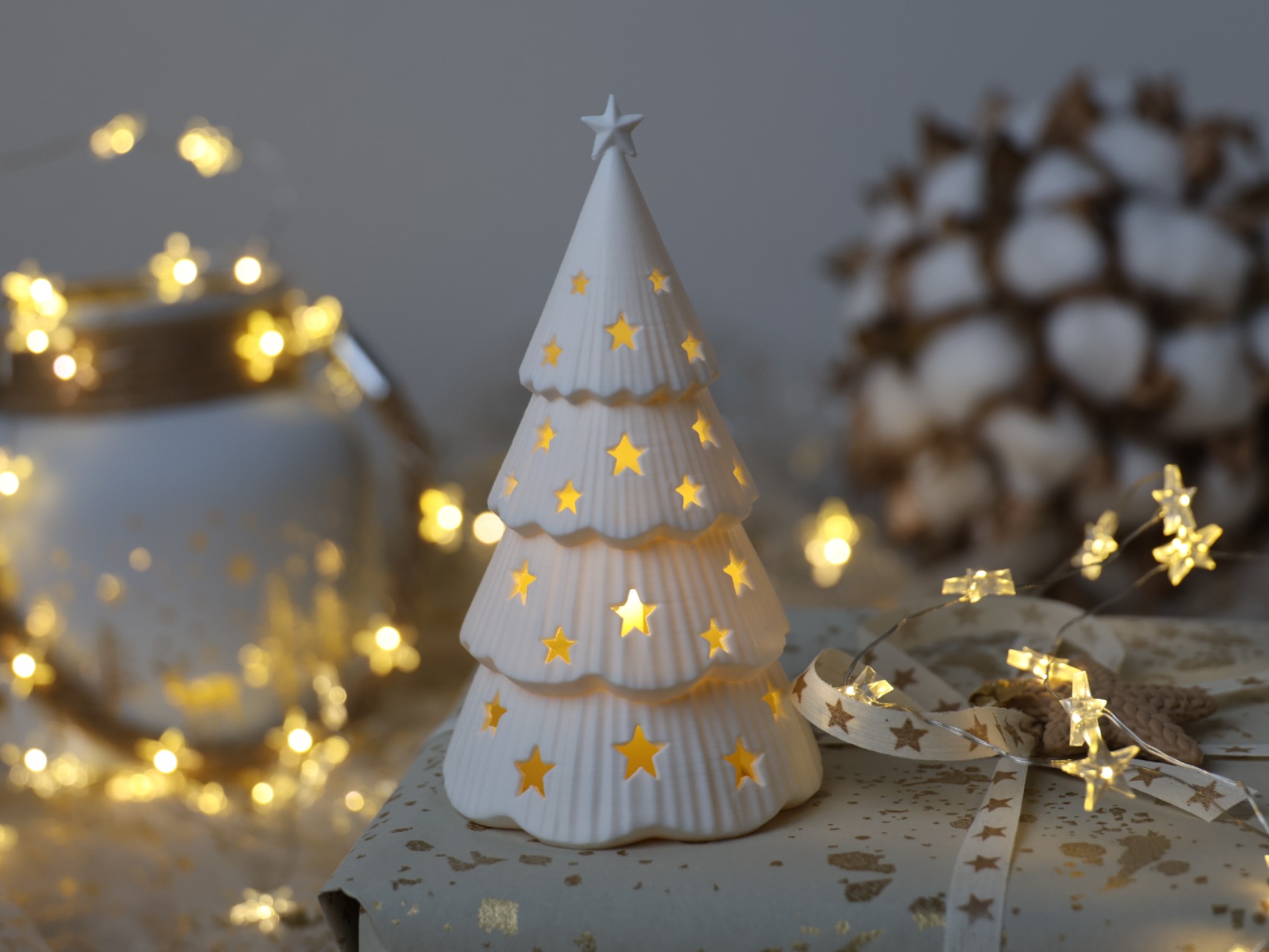 Visuel de référence : Sapin étoilé pour LED