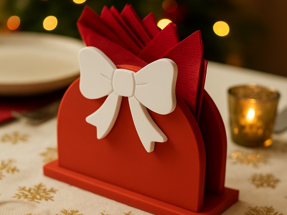 Visuel de référence : Porte-serviettes de Noël