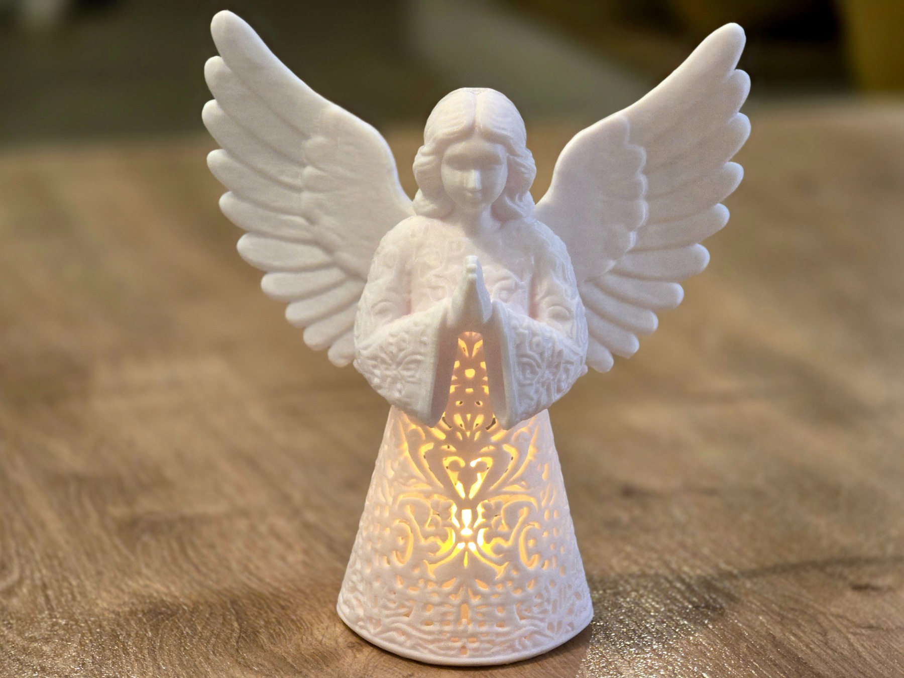 Exemples d’inspiration : Anges & lumières décoratives