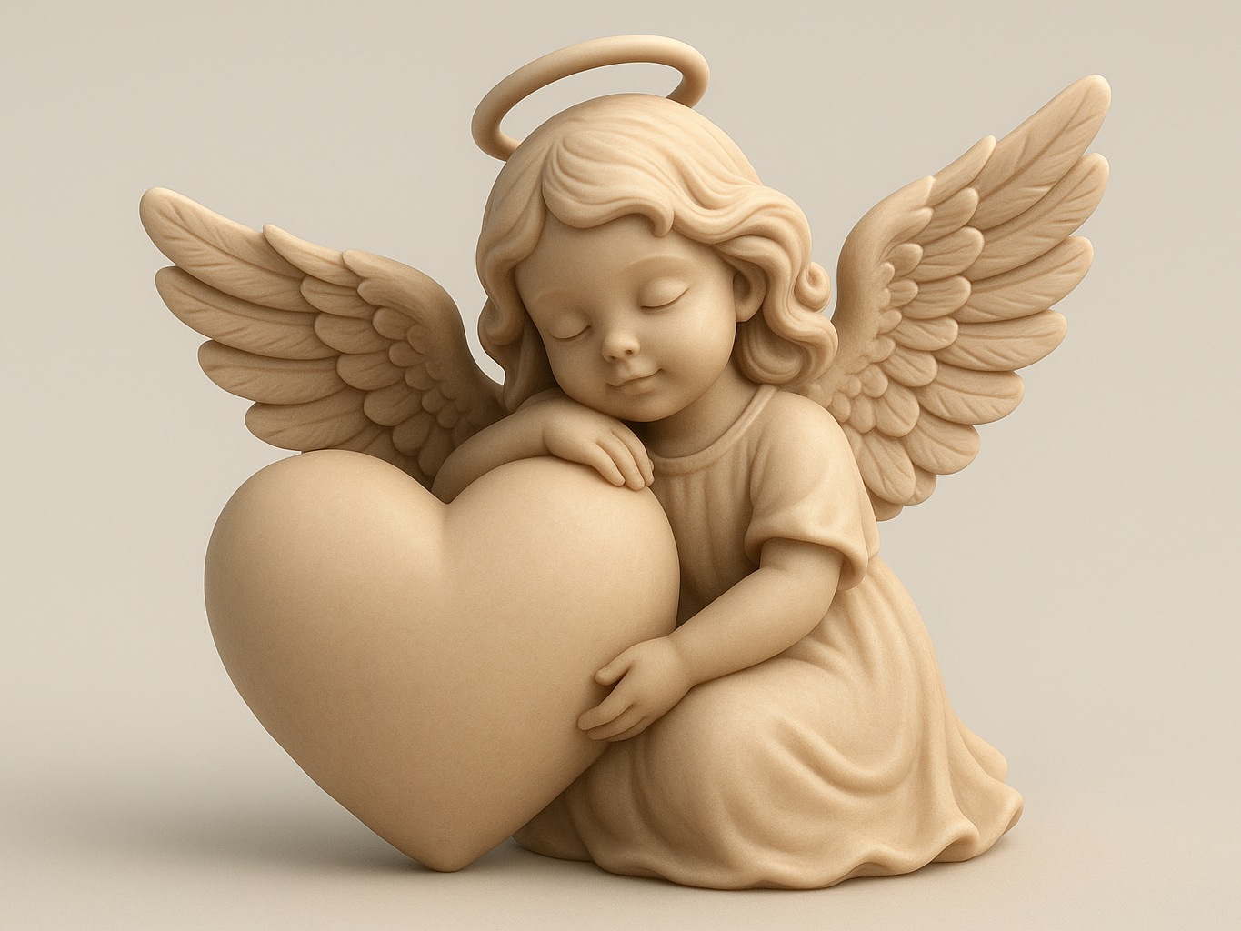 Visuel de référence : Petit ange au cœur