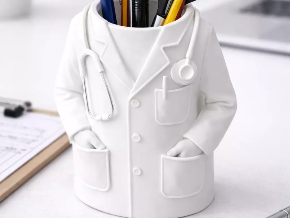 Visuel de référence : Porte-stylos blouse de médecin